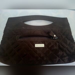 Vera Bradley Chocolate Quilted Wristlet